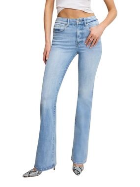 Good American Always Fits Good Classic Boot Cut Jeans Size 14-18